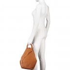 Rucksack Cognac, Farbe: cognac, Marke: Hausfelder Manufaktur, EAN: 4065646015623, Abmessungen in cm: 25.5x34x12, Bild 5 von 7