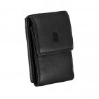 Wickelbörse Nappa Schwarz, Farbe: schwarz, Marke: Hausfelder Manufaktur, EAN: 4065646015272, Abmessungen in cm: 7x5.5x1.5, Bild 2 von 5