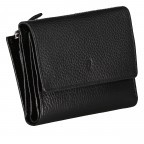 Geldbörse Black, Farbe: schwarz, Marke: Hausfelder Manufaktur, EAN: 4065646016552, Abmessungen in cm: 14.2x10x2.5, Bild 2 von 5