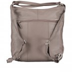 Beuteltasche / Rucksack Milano Mittelgrau, Farbe: taupe/khaki, Marke: Hausfelder Manufaktur, EAN: 4065646015319, Abmessungen in cm: 32x35x5, Bild 3 von 9