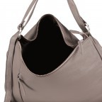 Beuteltasche / Rucksack Milano Mittelgrau, Farbe: taupe/khaki, Marke: Hausfelder Manufaktur, EAN: 4065646015319, Abmessungen in cm: 32x35x5, Bild 9 von 9