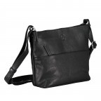 Umhängetasche Schwarz, Farbe: schwarz, Marke: Hausfelder Manufaktur, EAN: 4065646015708, Abmessungen in cm: 20x18.5x9, Bild 2 von 6