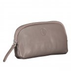 Etui / Mäppchen Nappa Mittelgrau, Farbe: taupe/khaki, Marke: Hausfelder Manufaktur, EAN: 4065646015326, Abmessungen in cm: 17x9x3, Bild 2 von 4
