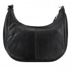 Beuteltasche Schwarz, Farbe: schwarz, Marke: Hausfelder Manufaktur, EAN: 4065646015388, Abmessungen in cm: 26.5x23.5x7.5, Bild 3 von 8