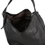 Beuteltasche Black, Farbe: schwarz, Marke: Hausfelder Manufaktur, EAN: 4065646015395, Abmessungen in cm: 44x38x9, Bild 7 von 8