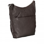 Beuteltasche Nappa Dark Blue, Farbe: blau/petrol, Marke: Hausfelder Manufaktur, EAN: 4065646015418, Abmessungen in cm: 29x26.5x6, Bild 2 von 7