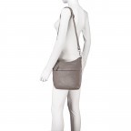 Beuteltasche Nappa Mid Grey, Farbe: taupe/khaki, Marke: Hausfelder Manufaktur, EAN: 4065646015425, Abmessungen in cm: 29x26.5x6, Bild 5 von 7