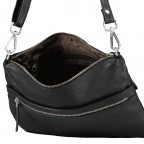Umhängetasche Black, Farbe: schwarz, Marke: Hausfelder Manufaktur, EAN: 4065646015432, Abmessungen in cm: 30x26x2, Bild 6 von 6