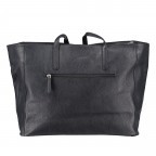 Shopper mit Zusatzriemen Dark Blue, Farbe: blau/petrol, Marke: Hausfelder Manufaktur, EAN: 4065646015470, Abmessungen in cm: 37.5x30x14.5, Bild 3 von 7