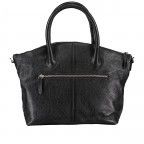 Handtasche Black, Farbe: schwarz, Marke: Hausfelder Manufaktur, EAN: 4065646015500, Abmessungen in cm: 29x27.5x9.5, Bild 3 von 8