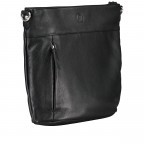 Umhängetasche Nappa Black, Farbe: schwarz, Marke: Hausfelder Manufaktur, EAN: 4065646015517, Abmessungen in cm: 22.5x24.5x6.5, Bild 2 von 6