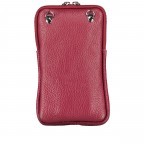 Umhängetasche / Handytasche mit austauschbaren Riemen und Silberfittings Mauve, Farbe: taupe/khaki, Marke: Hausfelder Manufaktur, EAN: 4065646018358, Abmessungen in cm: 11x17.5x2, Bild 3 von 6