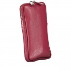 Umhängetasche / Handytasche mit austauschbaren Riemen und Silberfittings Mauve, Farbe: taupe/khaki, Marke: Hausfelder Manufaktur, EAN: 4065646018358, Abmessungen in cm: 11x17.5x2, Bild 2 von 6