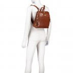 Rucksack Story Cognac, Farbe: cognac, Marke: The Bridge, EAN: 8033748150197, Abmessungen in cm: 26x27x10.5, Bild 6 von 7