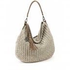 Beuteltasche Nelly 10622 Grey, Farbe: grau, Marke: Suri Frey, Abmessungen in cm: 37x40x7, Bild 3 von 5