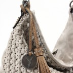 Beuteltasche Nelly 10622 Grey, Farbe: grau, Marke: Suri Frey, Abmessungen in cm: 37x40x7, Bild 4 von 5