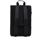 Rucksack Rolltop Large Black, Farbe: schwarz, Marke: Rains, EAN: 5711747571290, Abmessungen in cm: 32x52x14, Bild 2 von 4