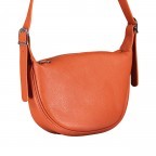 Beuteltasche Moonbag Orange, Farbe: orange, Marke: Hausfelder Manufaktur, EAN: 4065646019294, Abmessungen in cm: 29x18x5.5, Bild 2 von 6