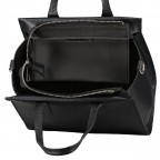 Handtasche Schwarz, Farbe: schwarz, Marke: Hausfelder Manufaktur, EAN: 4065646019362, Abmessungen in cm: 23x20.5x13, Bild 7 von 7