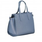 Handtasche Blau, Farbe: blau/petrol, Marke: Hausfelder Manufaktur, EAN: 4065646019393, Abmessungen in cm: 23x20.5x13, Bild 2 von 7