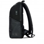 Freizeitrucksack Urban Eco Backpack XS Black, Farbe: schwarz, Marke: Porsche Design, EAN: 4056487017471, Abmessungen in cm: 27x40x14, Bild 3 von 14