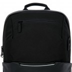 Freizeitrucksack Urban Eco Backpack XS Black, Farbe: schwarz, Marke: Porsche Design, EAN: 4056487017471, Abmessungen in cm: 27x40x14, Bild 5 von 14