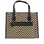 Handtasche Silvana Black, Farbe: schwarz, Marke: Guess, EAN: 0190231814894, Abmessungen in cm: 33.5x25.5x12.5, Bild 3 von 7