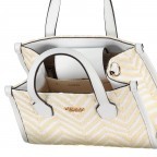 Handtasche Silvana Mini White, Farbe: weiß, Marke: Guess, EAN: 0190231814948, Abmessungen in cm: 20.5x18.5x9, Bild 7 von 7