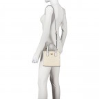 Handtasche Silvana Mini White, Farbe: weiß, Marke: Guess, EAN: 0190231814948, Abmessungen in cm: 20.5x18.5x9, Bild 5 von 7