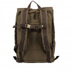 Rucksack City Canvas Frederik CC-12563 mit Laptopfach 13 Zoll Olive Brown, Farbe: grün/oliv, Marke: Harbour 2nd, EAN: 4046478071292, Abmessungen in cm: 31x47x12, Bild 4 von 11