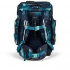 Schulranzen Cubo Galaxy Glow Set 5-teilig RaumfahrBär, Farbe: blau/petrol, Marke: Ergobag, EAN: 4057081177257, Abmessungen in cm: 28x40x25, Bild 5 von 7