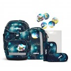 Schulranzen Pack Galaxy Glow Set 6-teilig RaumfahrBär, Farbe: blau/petrol, Marke: Ergobag, EAN: 4057081176953, Abmessungen in cm: 28x40x25, Bild 1 von 6