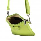 Umhängetasche / Handytasche mit austauschbaren Riemen und Silberfittings Kiwi, Farbe: grün/oliv, Marke: Hausfelder Manufaktur, EAN: 4065646019515, Abmessungen in cm: 14.5x20.5x1, Bild 6 von 6