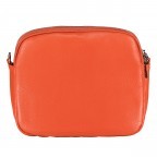 Umhängetasche mit drei Riemen Orange, Farbe: orange, Marke: Hausfelder Manufaktur, EAN: 4065646019560, Abmessungen in cm: 22.5x18.5x10.5, Bild 3 von 8
