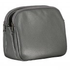 Umhängetasche mit drei Riemen Dunkelgrau, Farbe: grau, Marke: Hausfelder Manufaktur, EAN: 4065646019591, Abmessungen in cm: 22.5x18.5x10.5, Bild 2 von 8