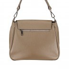 Satteltasche mit drei Riemen Taupe, Farbe: taupe/khaki, Marke: Hausfelder Manufaktur, EAN: 4065646019614, Abmessungen in cm: 29x23x10.5, Bild 3 von 7