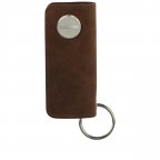Schlüsselanhänger / Schlüsseletui Lusso Key Holder Brown, Farbe: braun, Marke: Garzini, EAN: 0795152479148, Abmessungen in cm: 4x8.5x1.8, Bild 6 von 7