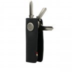 Schlüsselanhänger / Schlüsseletui Lusso Key Holder Black, Farbe: schwarz, Marke: Garzini, EAN: 0795152479162, Abmessungen in cm: 4x8.5x1.8, Bild 3 von 7