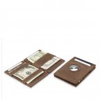 Geldbörse Essenziale Magic AirTag Wallet mit RFID-Schutz Brown, Farbe: braun, Marke: Garzini, EAN: 5430003139257, Abmessungen in cm: 7.5x10.8x1.8, Bild 8 von 8