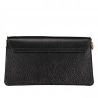 Umhängetasche viergeteilt Schwarz, Farbe: schwarz, Marke: Hausfelder Manufaktur, EAN: 4065646019867, Abmessungen in cm: 26x14x8.5, Bild 3 von 8