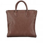 Handtasche mit zwei Schulterriemen Cioccolata, Farbe: braun, Marke: Hausfelder Manufaktur, EAN: 4065646019935, Abmessungen in cm: 35x32x1.5, Bild 3 von 7