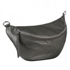 Gürteltasche Silberbeschlag Dunkelgrau, Farbe: grau, Marke: Hausfelder Manufaktur, EAN: 4065646019966, Abmessungen in cm: 39x18x12.5, Bild 2 von 6