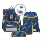 Schulranzen Space Set 5-teilig Police Car Cody, Farbe: blau/petrol, Marke: Step by Step, EAN: 4047443503893, Abmessungen in cm: 28x37x20, Bild 1 von 14