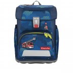 Schulranzen Cloud Set 5-teilig Fire Engine Brandon, Farbe: blau/petrol, Marke: Step by Step, EAN: 4047443504005, Abmessungen in cm: 28x37.5x20, Bild 2 von 14