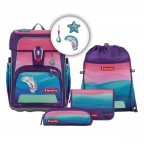 Schulranzen Cloud Ocean Limited Edition Set 5-teilig Dolphin Lana, Farbe: rot/weinrot, Marke: Step by Step, EAN: 4047443504166, Abmessungen in cm: 28x37.5x20, Bild 1 von 14