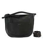 Beuteltasche Dalia Clara Big Black Nickel, Farbe: schwarz, Marke: Abro, EAN: 4067278263311, Abmessungen in cm: 26x21x8, Bild 1 von 8