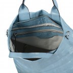 Handtasche Kroko Primitivo Kaia Medium Light Blue Fairy, Farbe: blau/petrol, Marke: Abro, EAN: 4067278248790, Abmessungen in cm: 27.5x27x16, Bild 7 von 7