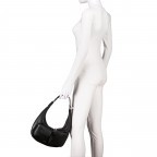 Beuteltasche Dalia Cargo Black Nickel, Farbe: schwarz, Marke: Abro, EAN: 4067278256047, Abmessungen in cm: 30x30x9, Bild 4 von 6