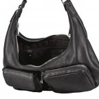 Beuteltasche Dalia Cargo Black Nickel, Farbe: schwarz, Marke: Abro, EAN: 4067278256047, Abmessungen in cm: 30x30x9, Bild 6 von 6