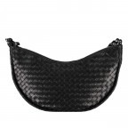 Beuteltasche Piuma Moon Black Nickel, Farbe: schwarz, Marke: Abro, EAN: 4067278399034, Abmessungen in cm: 33x20x7, Bild 3 von 8